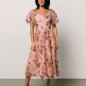 Gwyneth Tulle Midi Dress